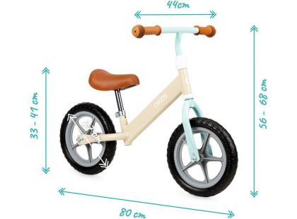 Odrážedlo Qkids Fleet béžové