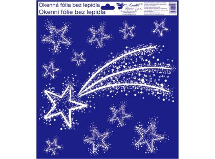 Okenní fólie 30 x 33,5 cm zimní motivy Kometa