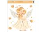 Okenní fólie Andělé 30 x 33,5 cm 5