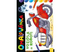 Omalovánka - Vozidla a roboti