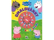 Omalovánky s voskovkami Prasátko Peppa