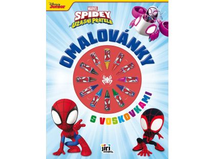 Omalovánky s voskovkami Spidey