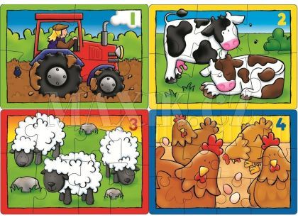 Orchard Toys Puzzle Farma 4 obrázky