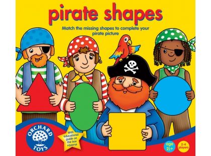 Orchard Toys Učíme se tvary s piráty