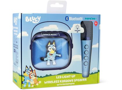 OTL Technologies Bluey PopSing LED Karaoke Speaker with Mic