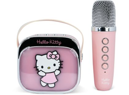 OTL Technologies Hello Kitty PopSing LED Karaoke Speaker with Mic