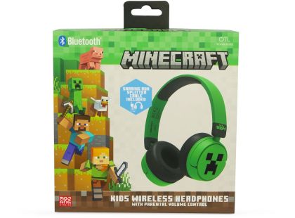 OTL Technologies Minecraft Creeper Kids Wireless Headphones