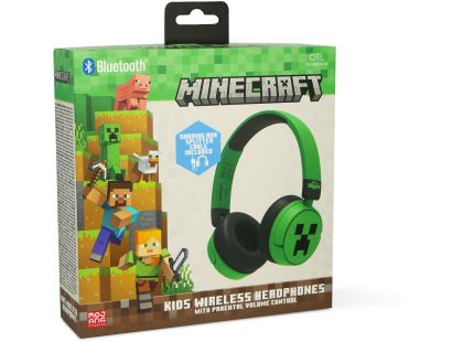 OTL Technologies Minecraft Creeper Kids Wireless Headphones