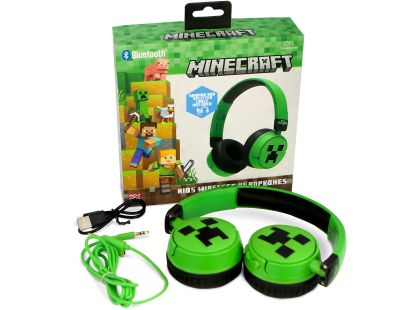 OTL Technologies Minecraft Creeper Kids Wireless Headphones