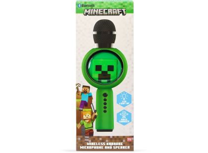OTL Technologies Minecraft PopSing LED Karaoke Mic