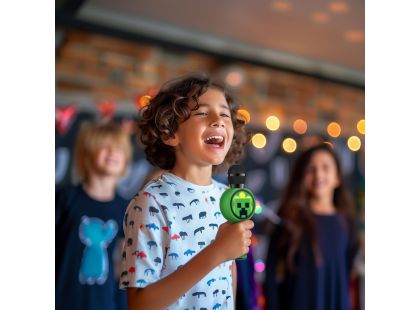 OTL Technologies Minecraft PopSing LED Karaoke Mic