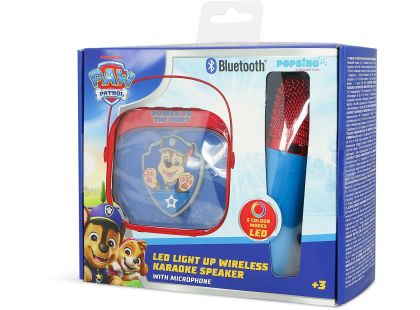 OTL Technologies PAW Patrol PopSing LED Karaoke Speaker with Mic