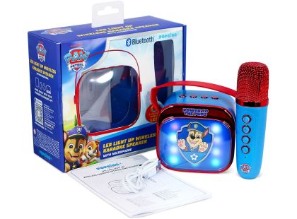 OTL Technologies PAW Patrol PopSing LED Karaoke Speaker with Mic