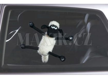 Ovečka Shaun na sklo