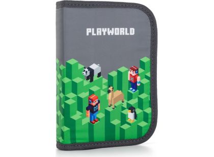 Oxybag Penál 1 patro 2 chlopně, prázdný Playworld