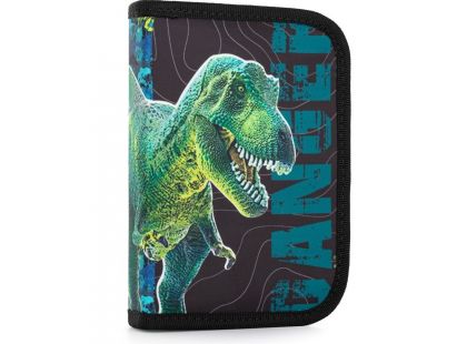 Oxybag Penál 1 patro 2 chlopně, prázdný Premium Dinosaurus