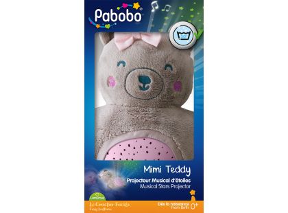 Pabobo musical Star projektor baterie Teddy Girl