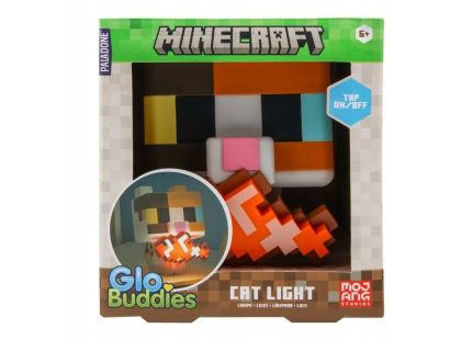 Paladone Minecraft světlo GloBuddies Kočka