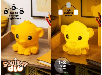 Paladone Simba světlo SquishyGlo silikonové