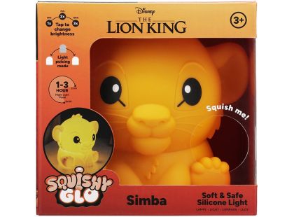 Paladone Simba světlo SquishyGlo silikonové