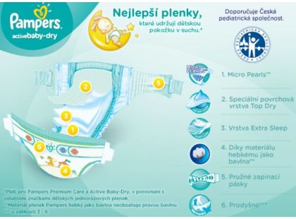 Pampers Active Baby 4 Maxi 147ks