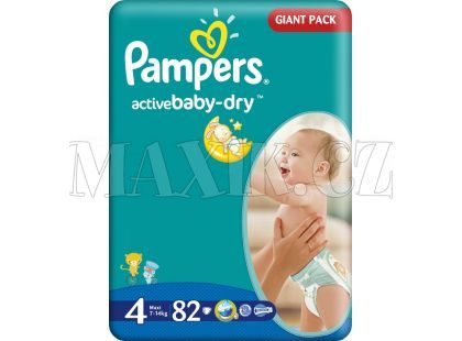 Pampers Active Baby 4 Maxi 82ks