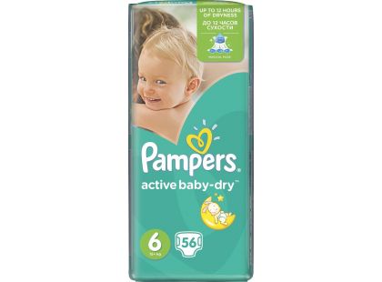 Pampers Active Baby 6 Extra Large 56ks Pampers Active Baby 6 Extra Large 56ks