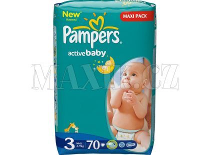 Pampers Active Baby Dry 3 Midi 70ks