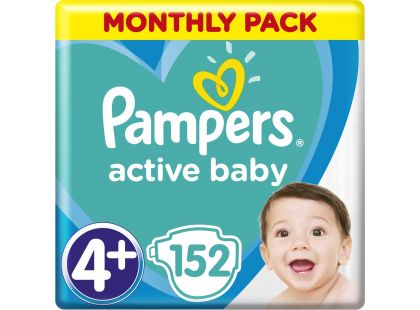 Pampers Active Baby Monthly Box S4+ 152ks