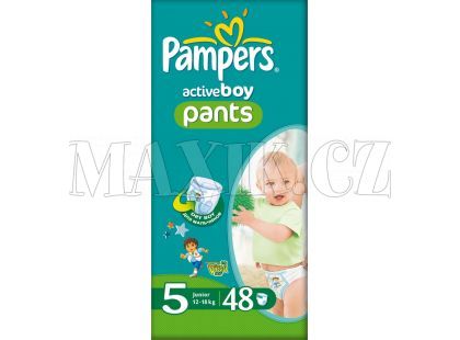 Pampers Active Pants Boy 5 Junior 48ks