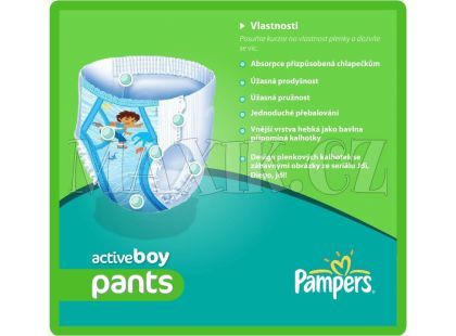 Pampers Active Pants Boy 5 Junior 48ks