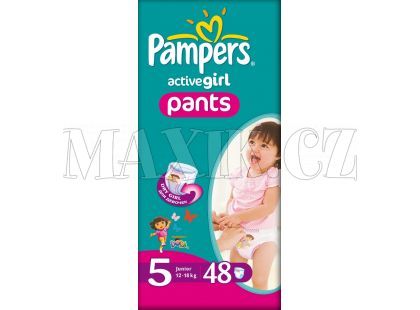 Pampers Active Pants Girl 5 Junior 48ks