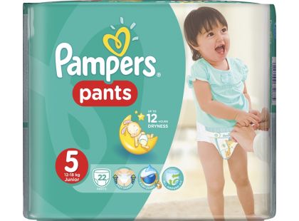 Pampers Plenkové kalhotky Carry Pack 5 Junior 22ks Pampers Plenkové kalhotky Carry Pack 5 Junior 22ks