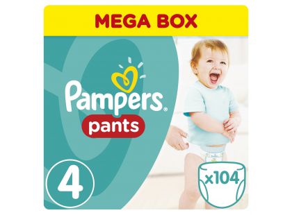 Pampers kalhotkové plenky Mega Box S4 104ks Pampers kalhotkové plenky Mega Box S4 104ks