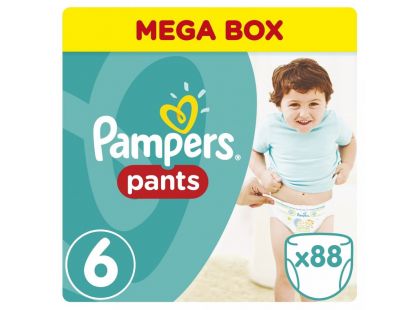 Pampers kalhotkové plenky Mega Box S6 88ks