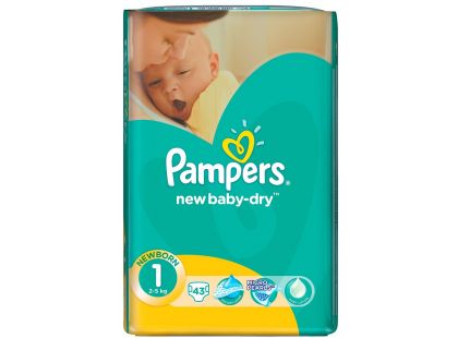 Pampers New Baby 1 Newborn 43ks Pampers New Baby 1 Newborn 43ks