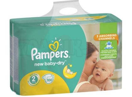 Pampers New Baby 2 Mini 100 ks