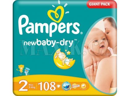 Pampers New Baby 2 Mini 108ks