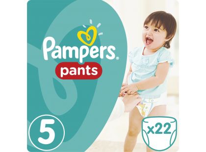 Pampers Plenkové kalhotky Carry Pack 5 Junior 22ks