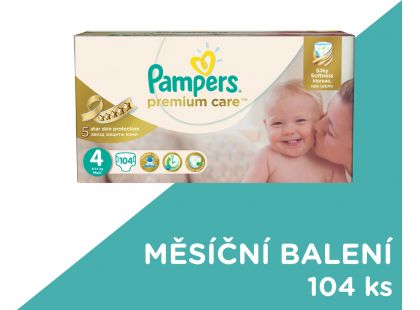 Pampers Premium Care 4 Maxi 104ks
