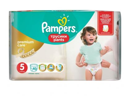 Pampers Premium kalhotkové plenky Value Pack S5 40ks