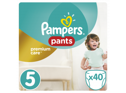 Pampers Premium kalhotkové plenky Value Pack S5 40ks