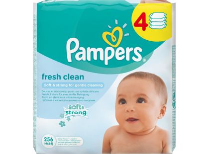 Pampers Ubrousky Baby Fresh Clean 4x64ks