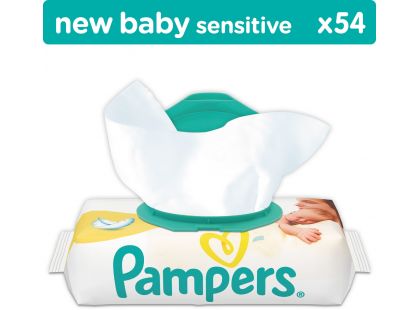 Pampers Ubrousky Sensitive New Baby 54ks