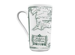 Pán prstenů keramický hrnek – bílá mapa