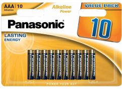 Panasonic baterie Alkaline Power AAA 10 pack