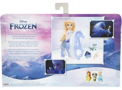 Panenka Ledové království Mini Elsa 15 cm a kouzelný kůň Nokk