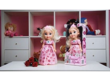 Panenka princezna Růženka plast 35cm česky mluvící - Poškozený obal