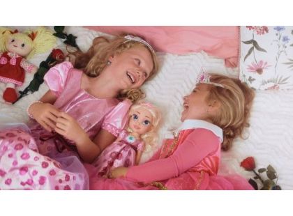 Panenka princezna Růženka plast 35cm česky mluvící - Poškozený obal