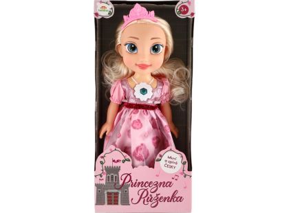 Panenka princezna Růženka plast 35cm česky mluvící